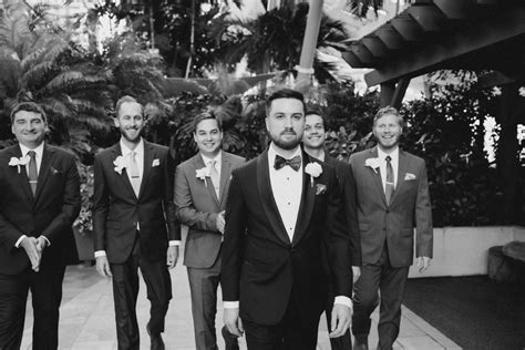 Black And White Classy Elegant Groomsman Shot Groomsmen Photography