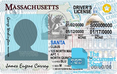 Massachusetts Drivers License USA - TheDocumentShop
