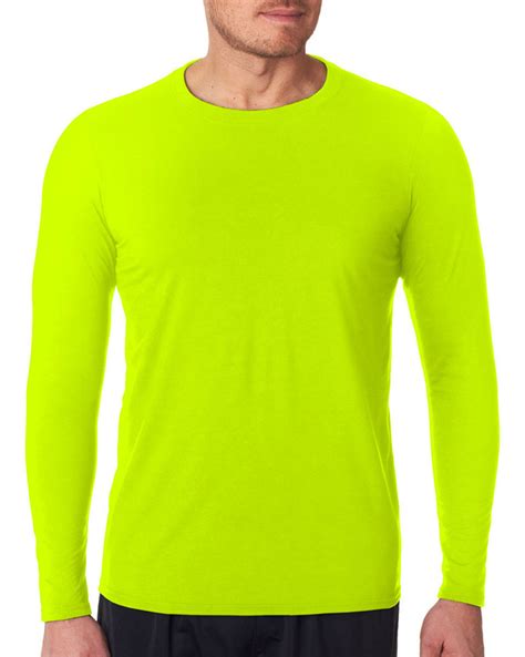 Gildan Mens Performance Long Sleeve Polyester Moisture Wicking T Shirt 42400 Ebay