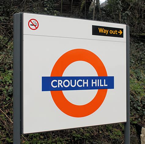 Crouch End Overground Station Modern Panel Roundel Flickr