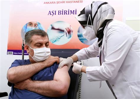 Die wirksamkeit der vakzine von pfizer/biontech und moderna liegt für doppelimpfungen nach astrazeneca: Türkischer Gesundheitsminister mit chinesischem COVID-19 ...