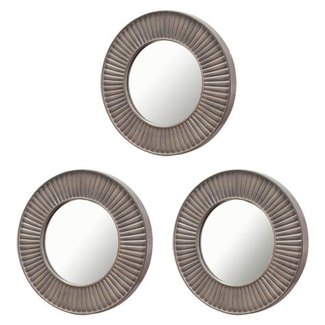 Threshold 3 Pack Sunburst Mirror Grey Target 24 Sunburst Mirror