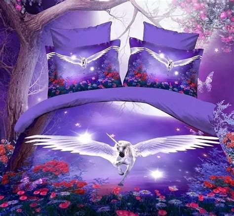 Aliexpress New Recommend 3d Duvet Cover Set Unicorn Printed Bedding