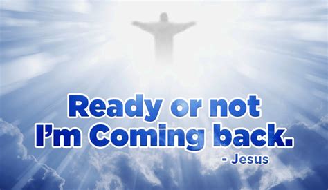 Will You Be Ready For His Return Ecard Free Facebook Greeting Cards
