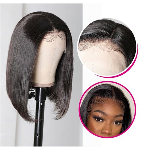 Beautyforever Straight Short Bob Wig X Inch Pre Plucked Frontal Wig