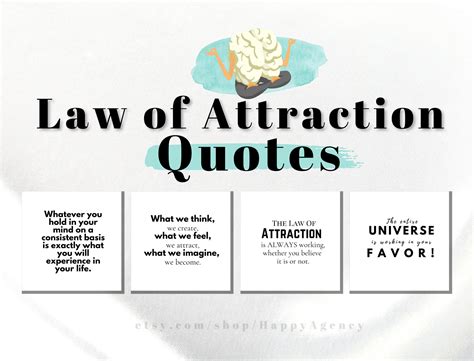Law Of Attraction Quotes Positive Affirmations Self Love Etsy