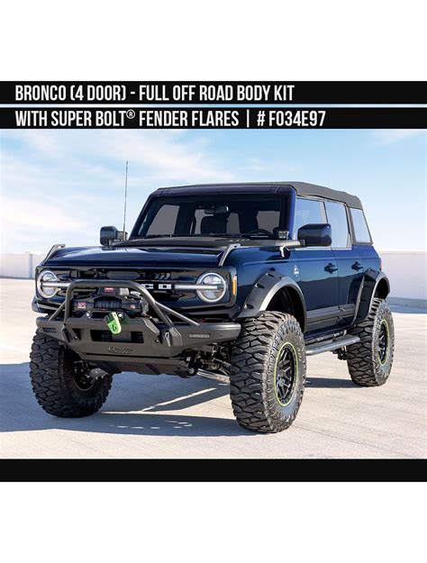 Bronco 21 22 Super Bolt® Off Road Body Kit 4 Door Air Design