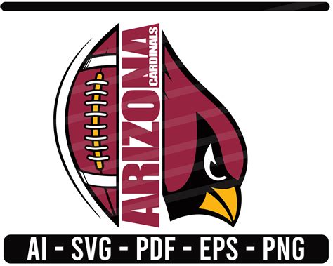 Arizona Cardinals Ball Svg Nfl Sports Logo Football Cut File Etsy
