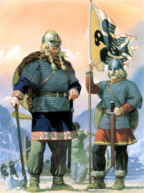 Viking Warlord Historical Warriors Warriors Illustration Viking Warrior