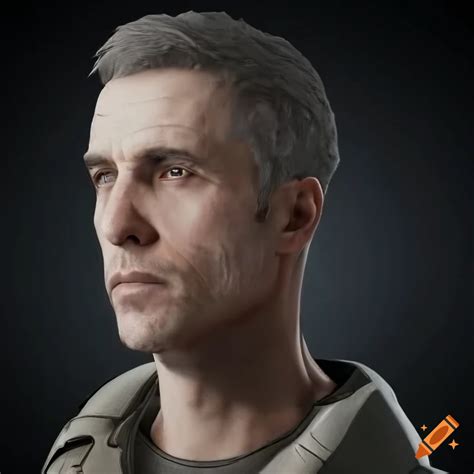portrait of a sci fi man in unreal engine 5 on craiyon