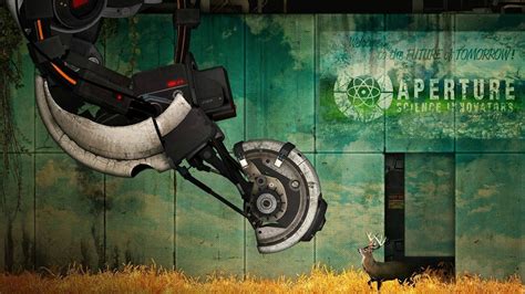 Aperture poster, video games, artwork, Portal (game), Portal 2 HD ...