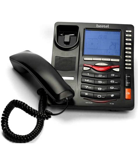 Buy Beetel M75 Corded Landline Phone Black Online At Best Price In