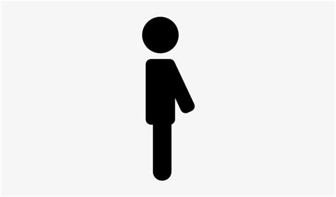 Man Standing Up Vector Man Standing Side Icon Transparent Png