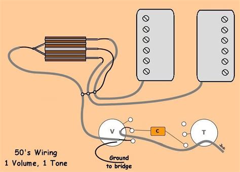 Guitar wiring diagrams for tons of different setups. Please help on: 50s Wiring 1 Master Volume 1 Master Tone Slash APH Alnico 2 Pro Set | My Les ...