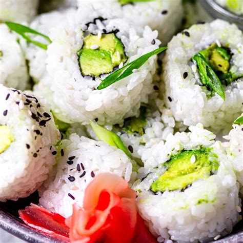 Easy Avocado Sushi Roll Thank You Berry Much