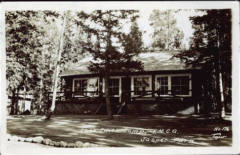 Postcard 8322 Taylor G Morris Lake Edith Camp Ymca Jasper Park