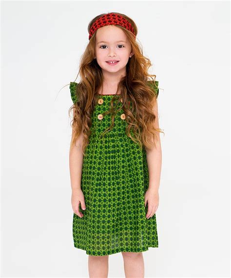 Another Great Find On Zulily Green Geometric Angel Sleeve Dress