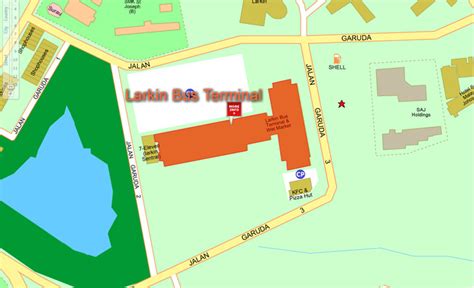 Larkin, johor baharu, malaysia., johor bahru, 80350, malaysia. Larkin Bus Terminal Map | Boston Massachusetts On A Map