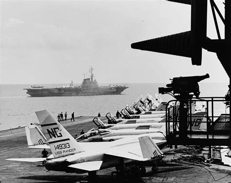 Vietnam War Photo 1965 Uss Coral Sea Cva 43 Steams Past Flickr