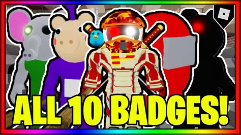 How To Get All 10 Badges In Piggy Rp The Infection Adventure