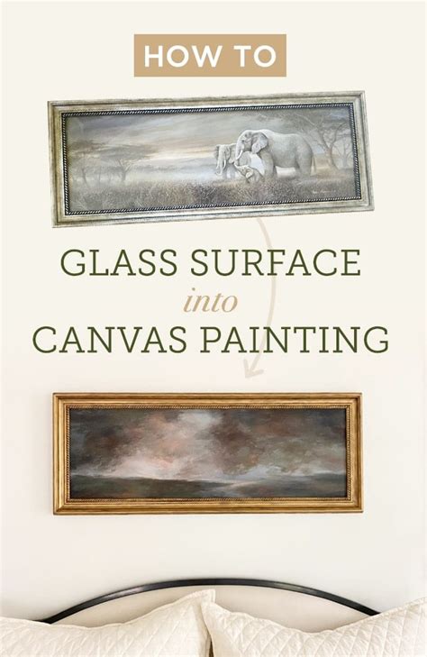 How To Turn Framed Art Into A Canvas Painting Jenna Sue Design