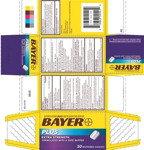 Bayer Plus Extra Strength Tablet Coated Bayer Healthcare Llc