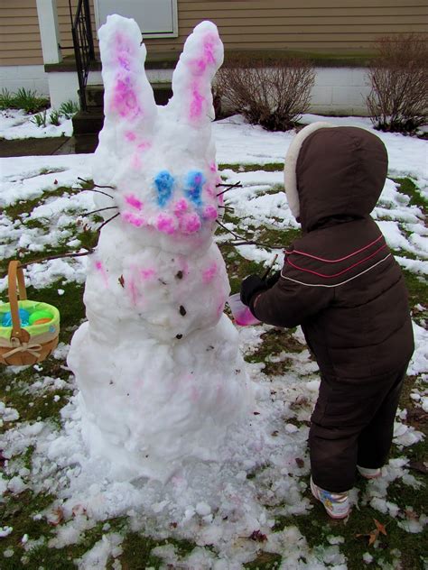 The Chocolate Muffin Tree An Easter Snow Bunny