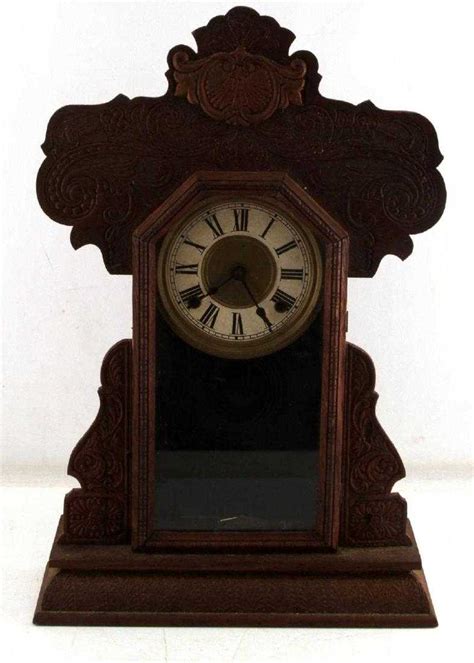 Antique E Ingraham Wall Mounted Mantle Clock