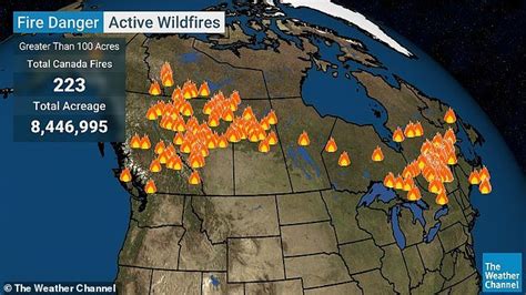 Wildfire Smoke Map When Us Air Quality Will Improve From Canada Ny