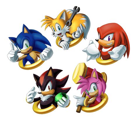 Sonic Charm Design Set 1 By Sonicolas Featuring Sonic The Hedgehog