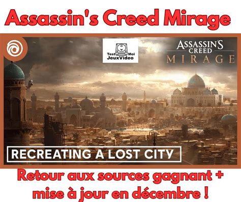 Assassin S Creed Mirage Retour Aux Sources Gagnant Maj