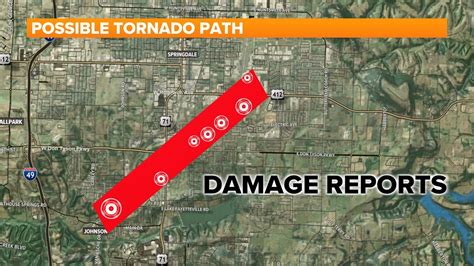 Ef 3 Tornado Confirmed In Springdale Arkansas