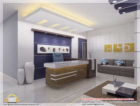 Beautiful 3d Interior Office Designs Kerala Home Design And Floor Plans