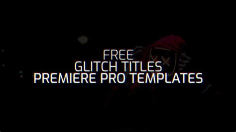 Adding the finishing touches to a project, like creating the opening titles or end credits, is often not at the top of anyone's priority list during the video editing process. 10 Free Glitch Title Templates For Adobe Premiere Pro ...