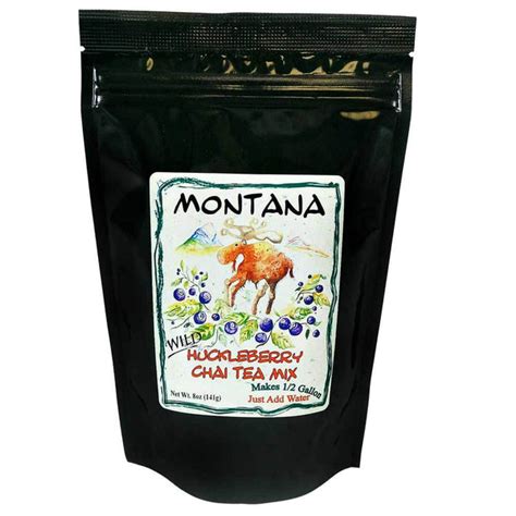 Huckleberry Chai Tea Mix By Huckleberry Haven 2 Sizes Montana T