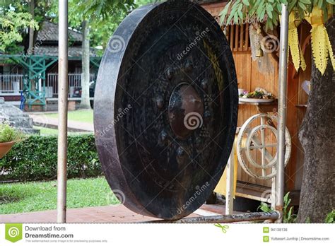 Gong Editorial Stock Photo Image Of Flat Exotic Plate 94138138