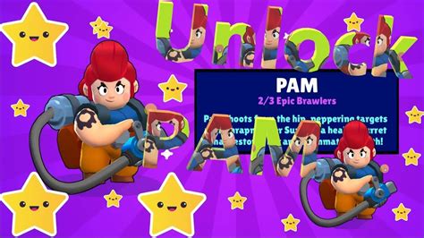 Brawl Stars Unlock Pam Youtube