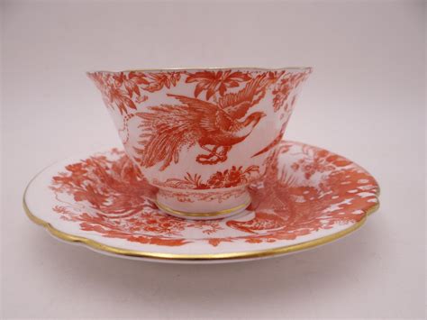 Vintage 1939 Vintage Royal Crown Derby English Bone China Red Etsy