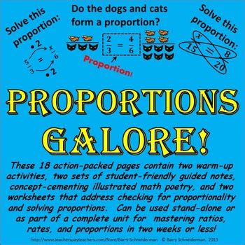 Proportions notes hw key answer : Proportions Worksheets, Notes, Math Poetry, Warm-up ...