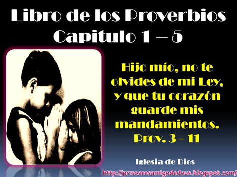 Prrsoares Libro De Los Proverbios Cap 1 5