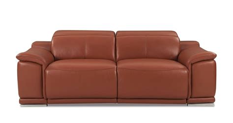 Camel Color Leather Power Reclining Sofa And Loveseat Set 2pcs Modern