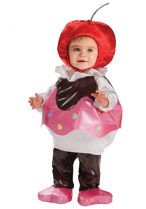 Toddler Cherry Sweetheart Cupcake Costume Girls Cupcake Costume