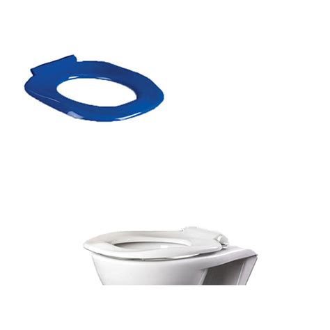 Ergonomic Toilet Seat Without Lid Blue Or White