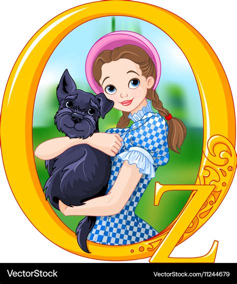 Dorothy And Toto Royalty Free Vector Image Vectorstock