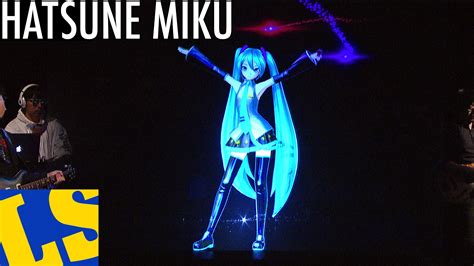 Holographic Japanese Pop Star Hatsune Miku Performs The Song Sharing