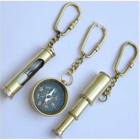 Golden Compass Telescope And Sand Timer Key Chain At Rs 60piece In Jaipur