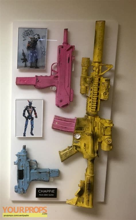 Chappie Yolandy Guns Original Movie Prop