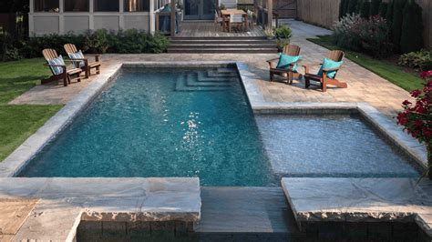 Modern Swimming Pool Backyard Oasis Pergola And Spa In Atlanta Ga