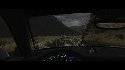 Assetto Corsa Shader Patch Rain Preview In L A Canyons Youtube