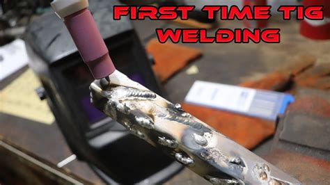 First Time TIG Welding NEW Everlast AC DC 185 TIG YouTube